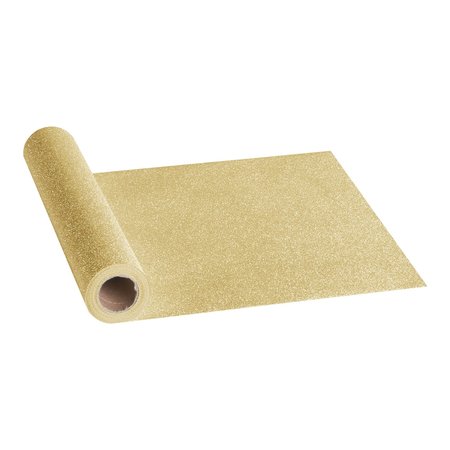 HOFFMASTER 12.5" x 108" Gold Sparkle Table Runners PK 12 PK 221146